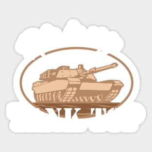 MILITARY / FUNNY STATEMENT: This Is My Tank Top Sticker